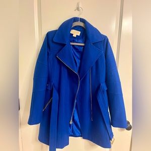Michael Kors Cobalt Blue pea coat